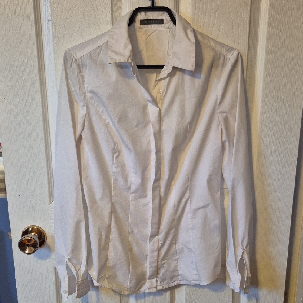 Suzy Shier White Dress Shirt